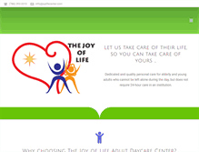 Tablet Screenshot of joylifecenter.com
